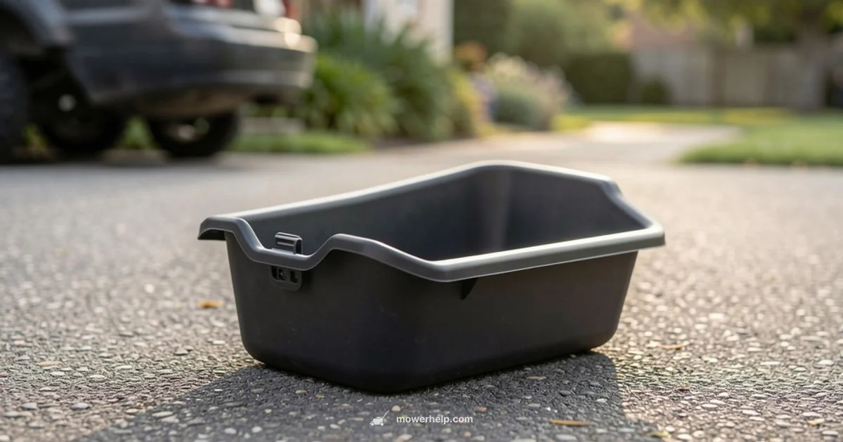 Oil Drain Pan Guide - Mower Help