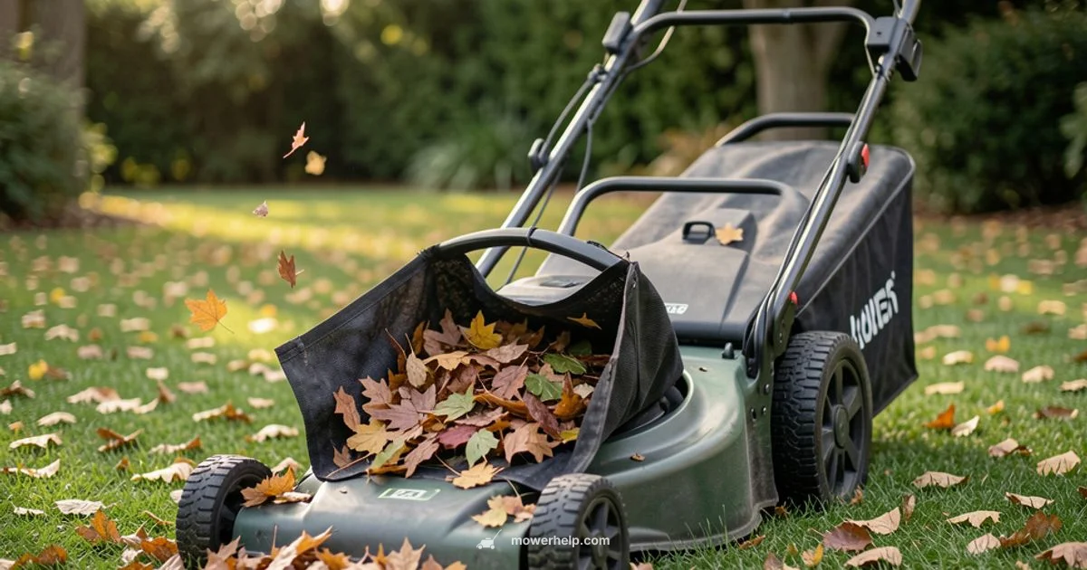 Bag Leaves with Mower Bag Leaves with Mower - Mower Help