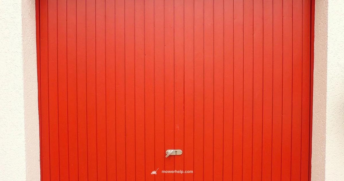 Garage Mower Storage - Mower Help