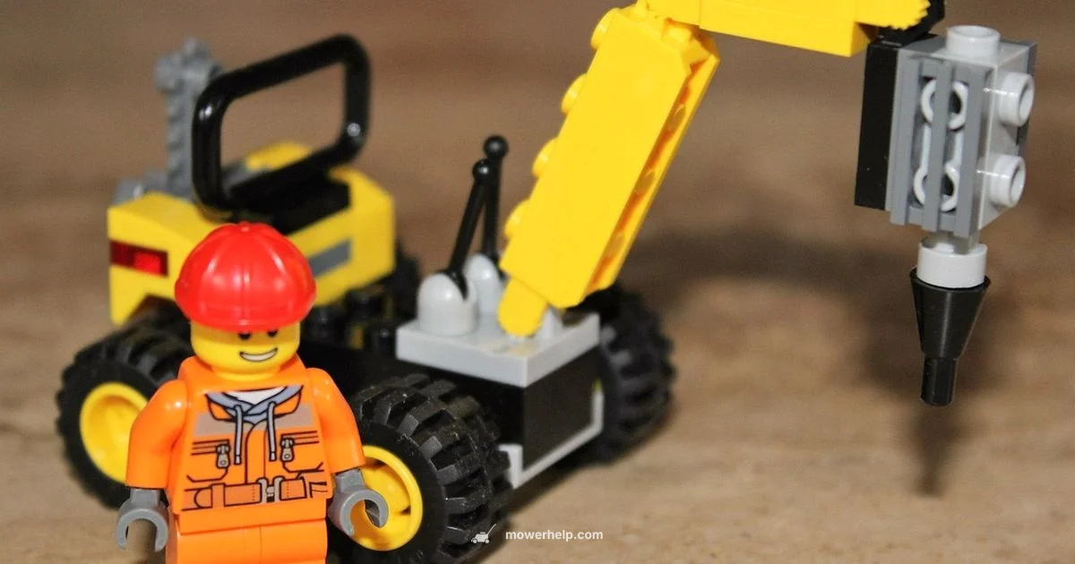 Lego Lawn Mower Build - Mower Help