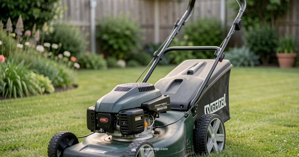 Gas Propelled Mower - Mower Help
