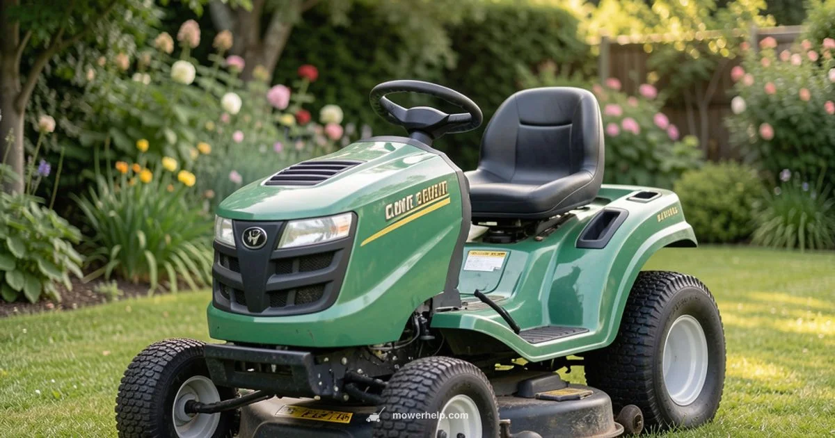 Standing On Mower - Mower Help