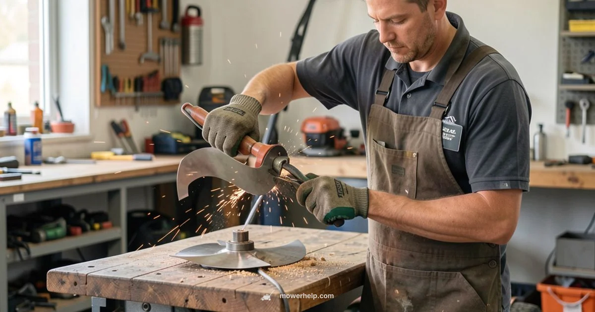 Hand Sharpening Guide Hand Sharpening Guide - Mower Help