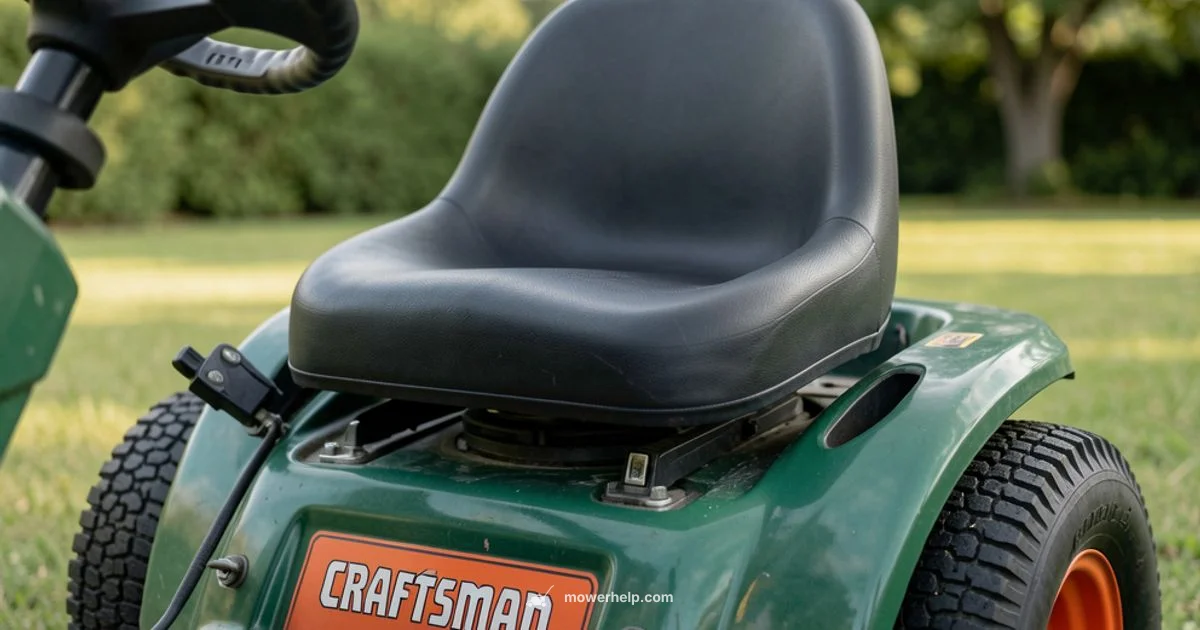 Seat Craftsman Guide - Mower Help