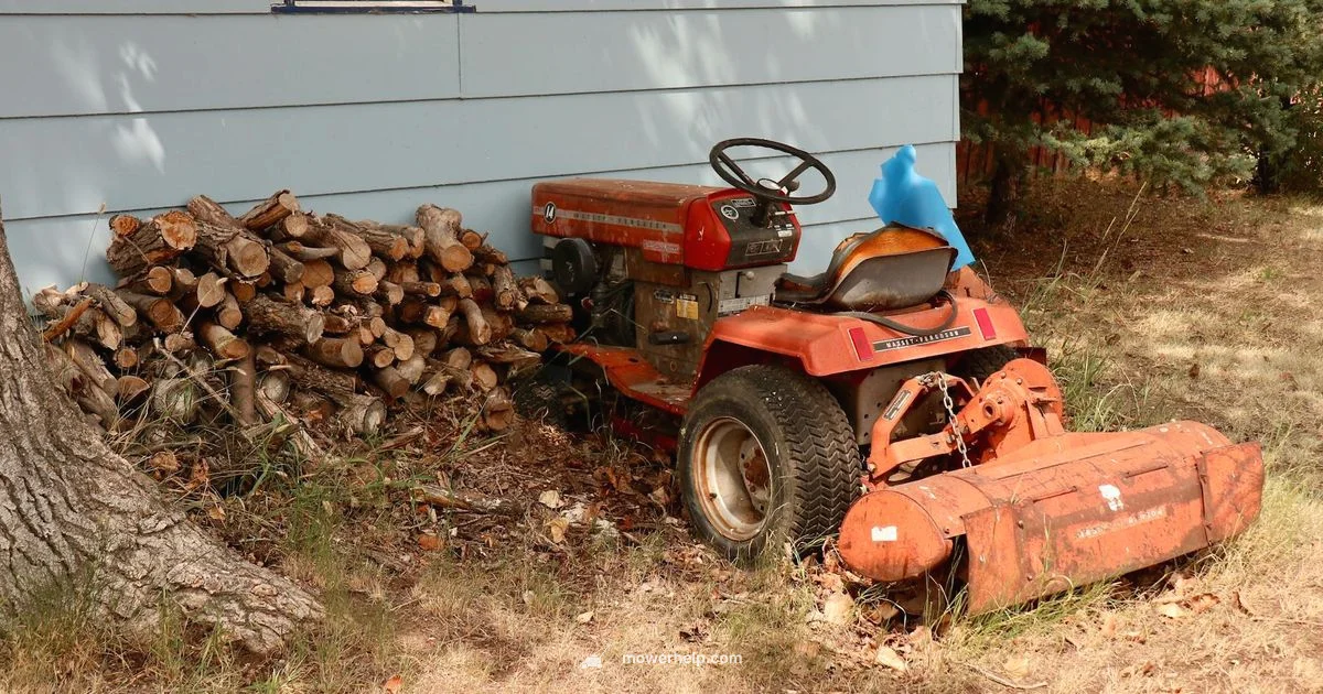 Outdoor Mower Storage - Mower Help