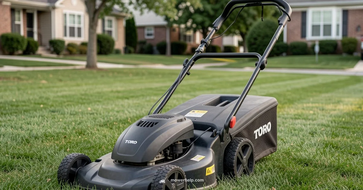 Toro Electric Mower - Mower Help