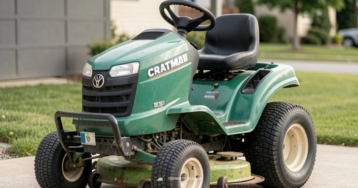 Used Craftsman Ride-On - Mower Help