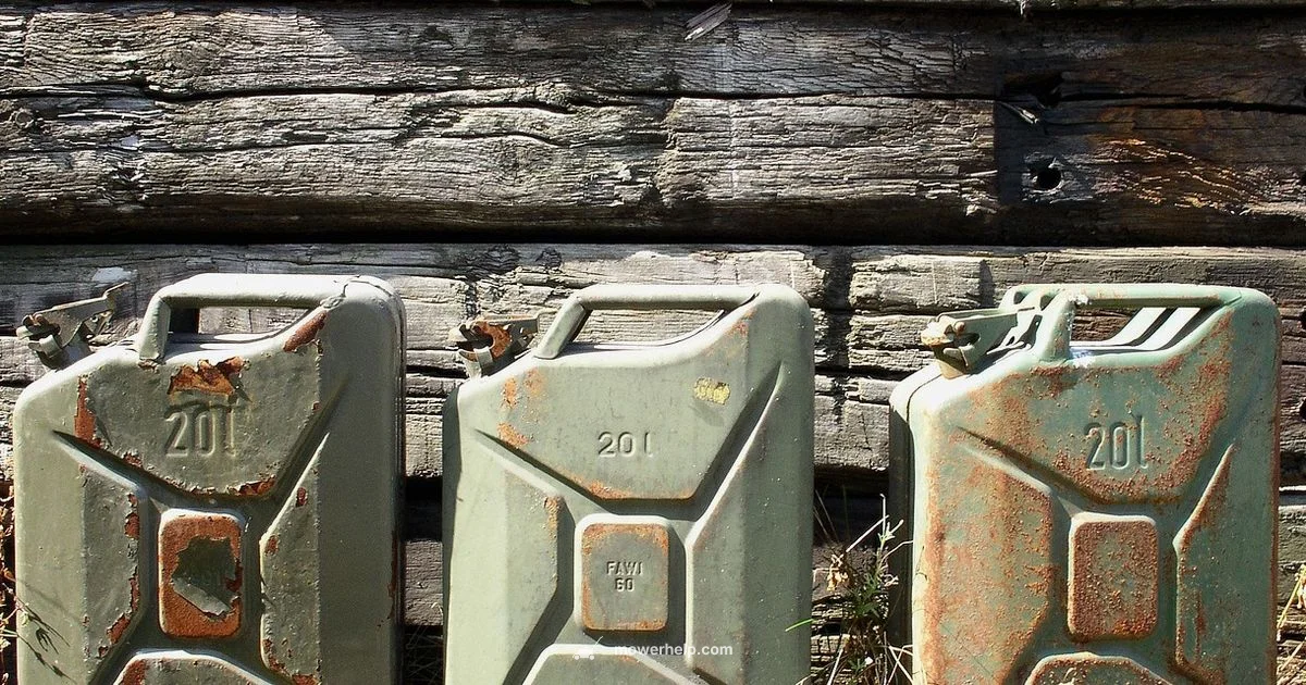 Petrol Can Essentials - Mower Help