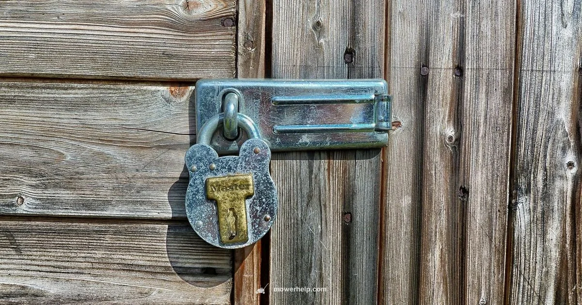 Store Your Mower - Mower Help