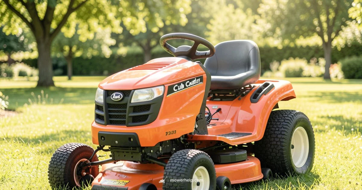 MTD Cub Cadet Guide - Mower Help