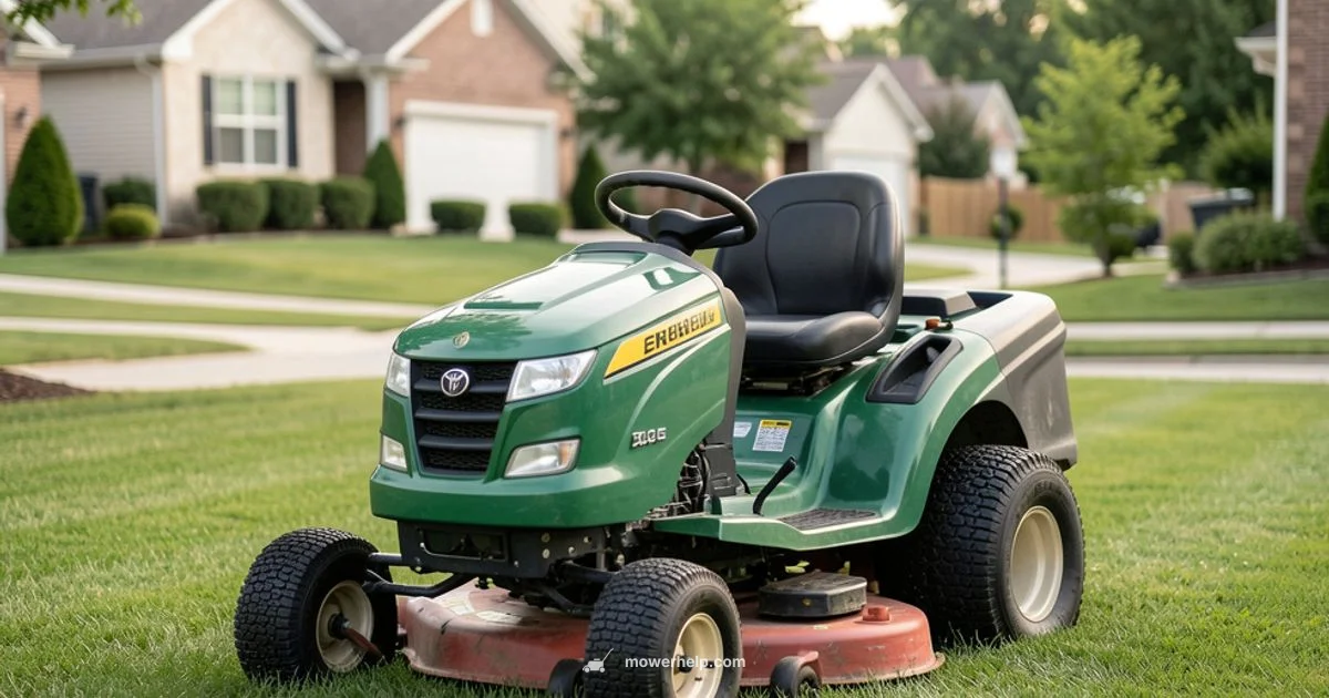 Budget Riding Mower - Mower Help
