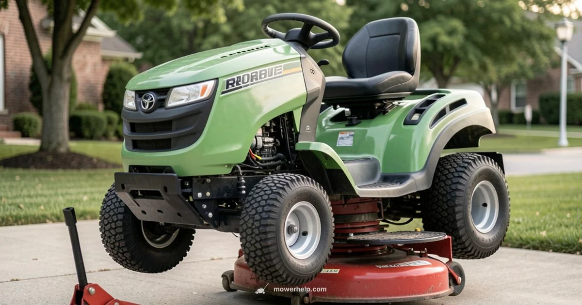 Jack Up Riding Mower Jack Up Riding Mower - Mower Help