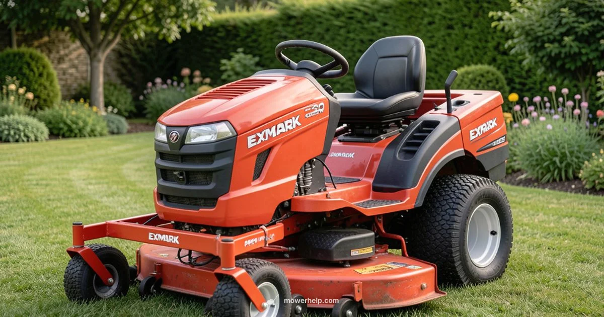 Exmark Commercial 30 - Mower Help