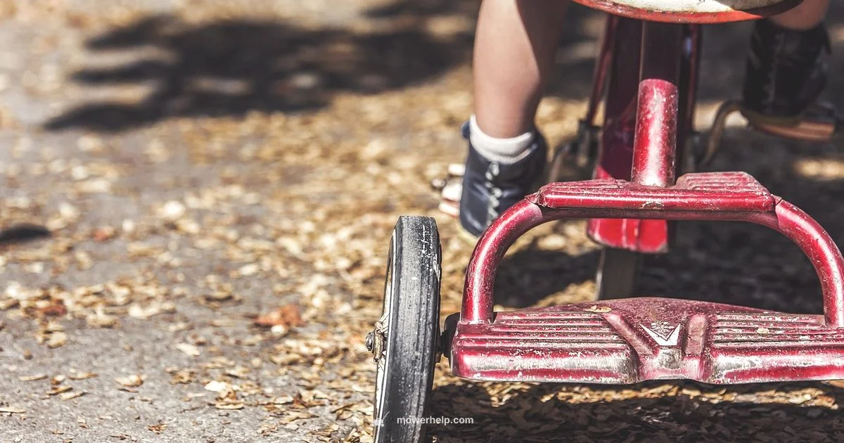 Toddler Mower Play - Mower Help