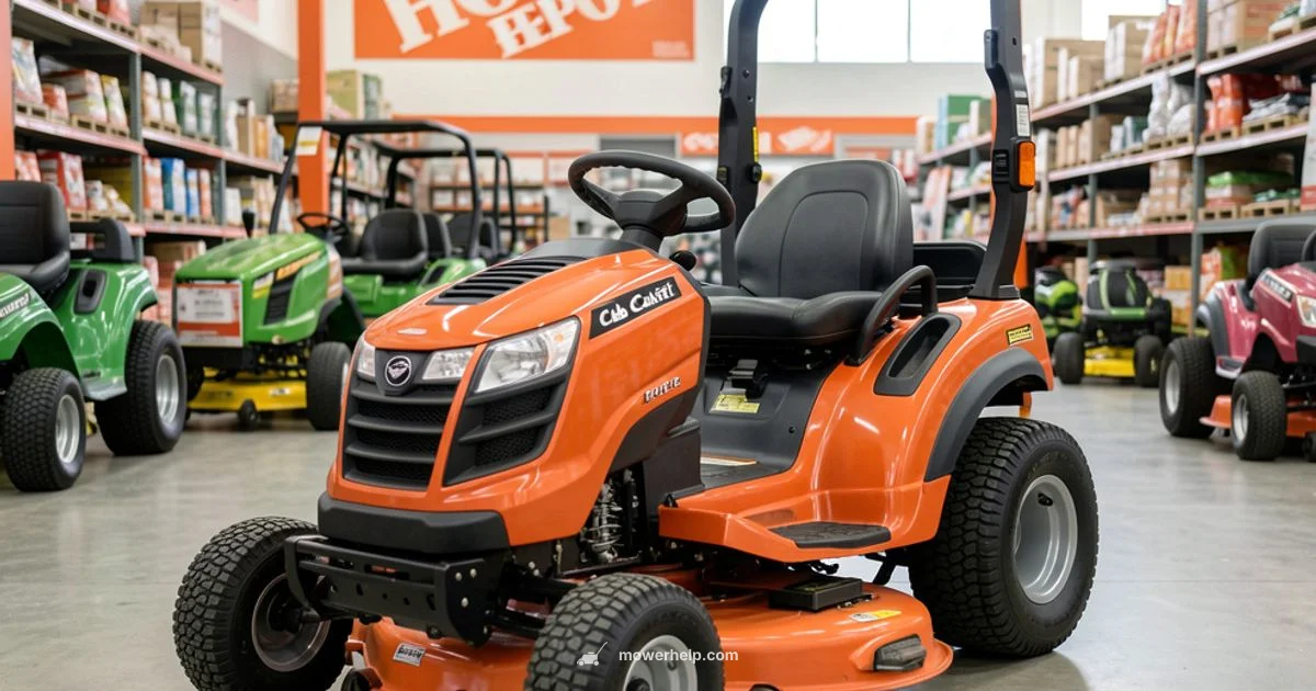 Cub Cadet at Home Depot - Mower Help