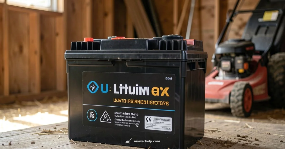 Lithium Ion Mower Battery - Mower Help