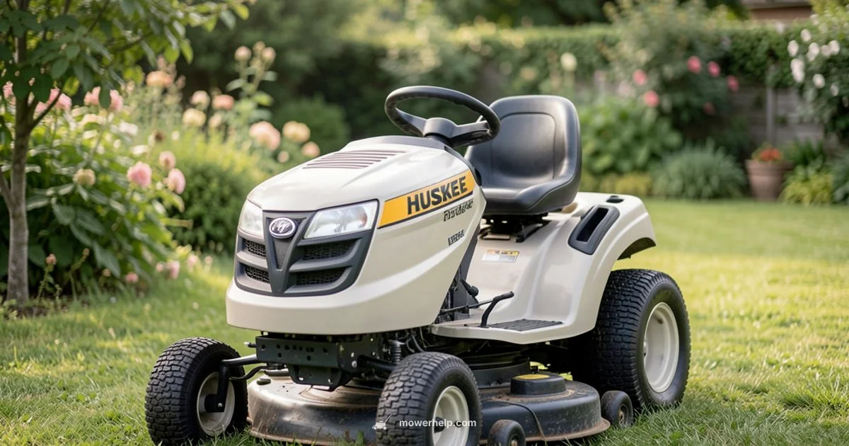 Huskee Riding Mower - Mower Help