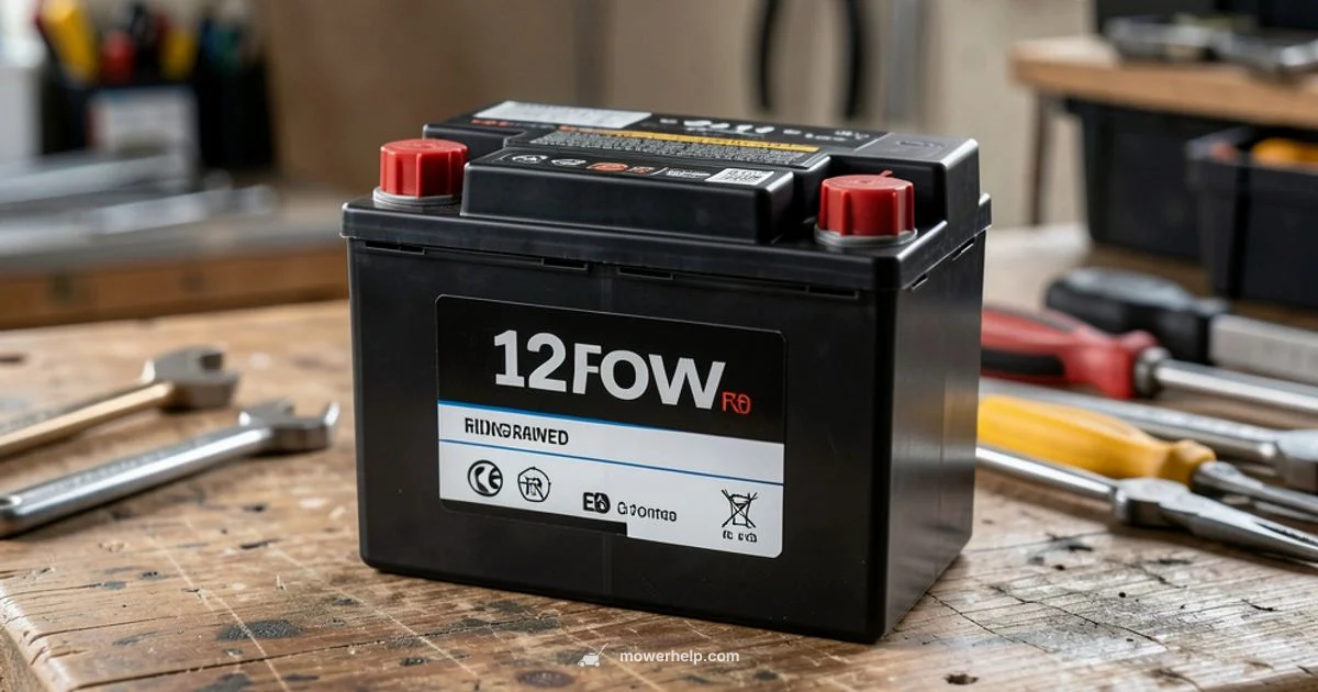 12V Battery - Mower Help